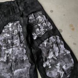 CAMO BAGGY JEANS 