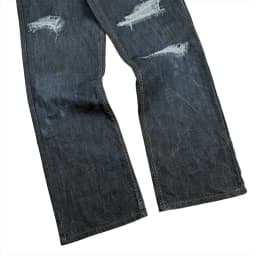 DISTRESSED BLEACHED JEANS 