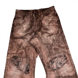 SKELETON FLARED JEANS 