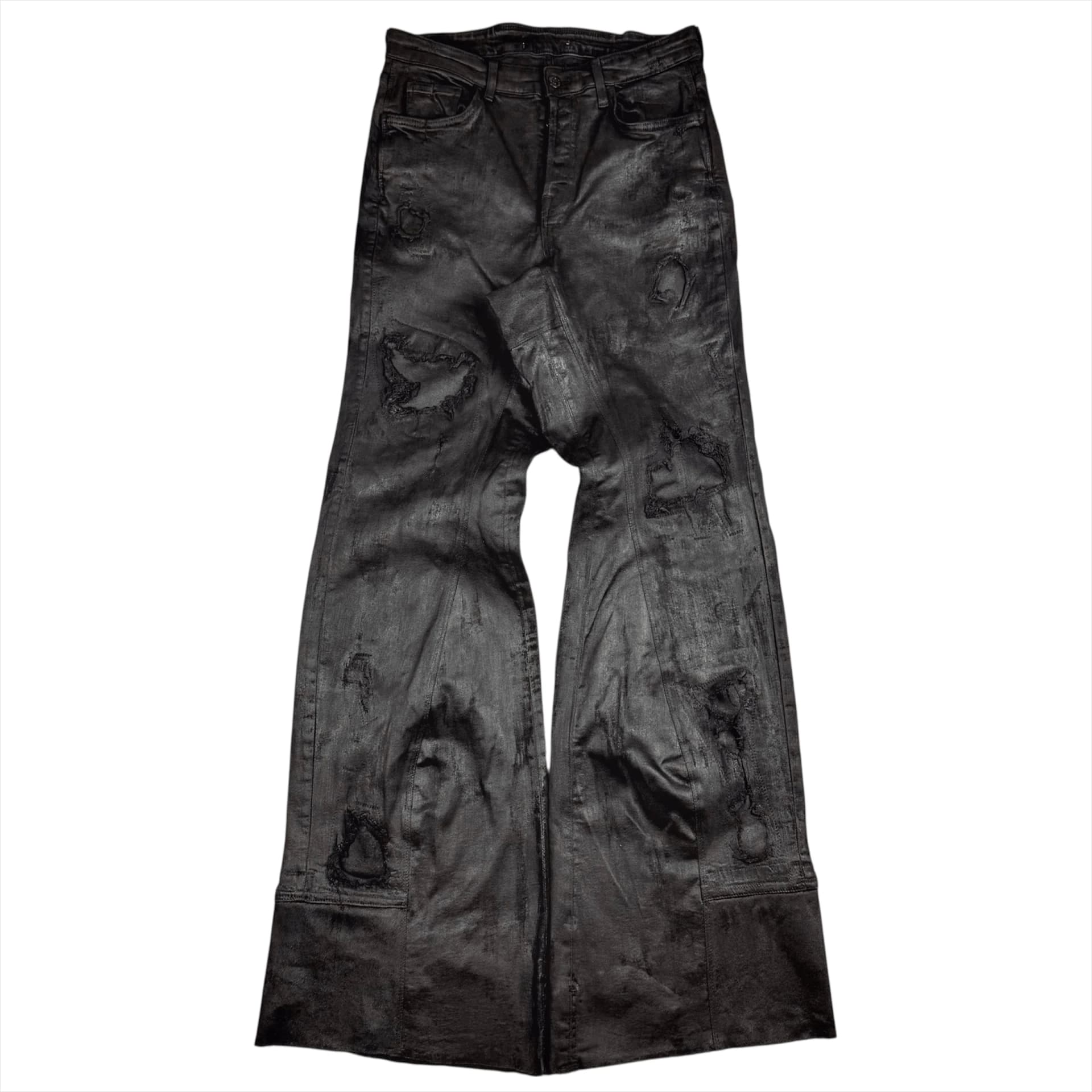 LIQUID DISTRESSED JEANS 