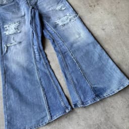 DOUBLE WAIST BAGGY JEANS 