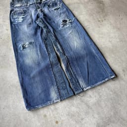 DOUBLE WAIST BAGGY JEANS 