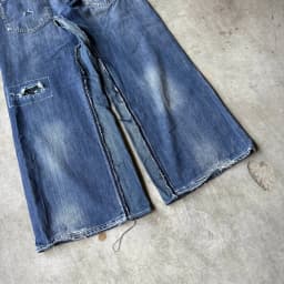 DOUBLE WAIST BAGGY JEANS 