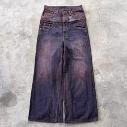 DOUBLE WAIST BAGGY JEANS 