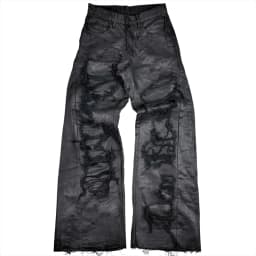 DISTRESSED BAGGY JEANS 