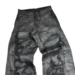 DISTRESSED BAGGY JEANS 