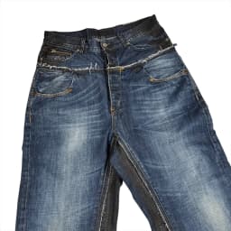 DOUBLE WAIST BAGGY JEANS 
