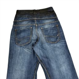 DOUBLE WAIST BAGGY JEANS 