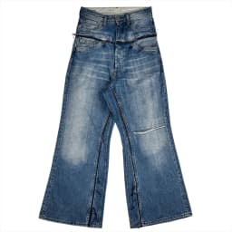DOUBLE WAIST BAGGY JEANS 