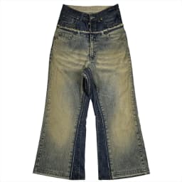 DOUBLE WAIST BAGGY JEANS 