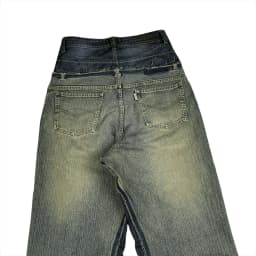 DOUBLE WAIST BAGGY JEANS 