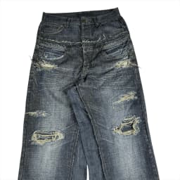 DOUBLE WAIST BAGGY JEANS 