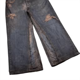 DOUBLE WAIST BAGGY JEANS 