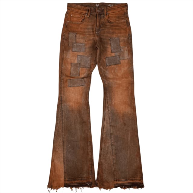 RUSTY PATCHWORK JEANS 