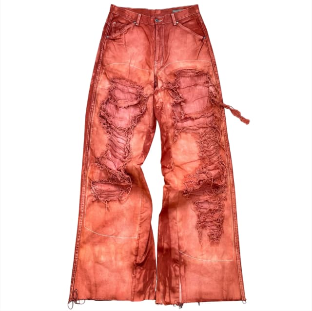 DISTRESSED RUSTY JEANS 