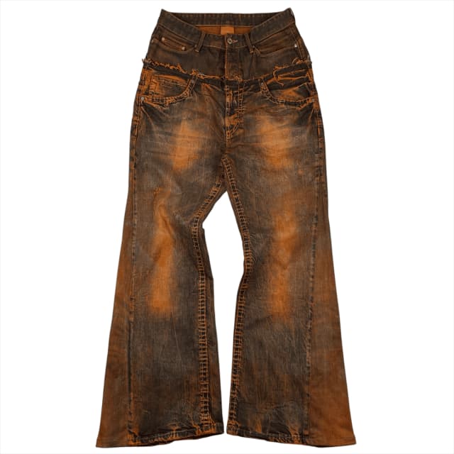 DOUBLE TAKE WIDE FLARE JEANS 