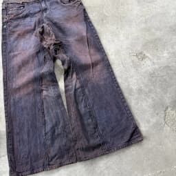 DOUBLE TAKE MUD-WASH JEANS 