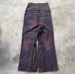 DOUBLE TAKE MUD-WASH JEANS 