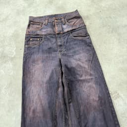 DOUBLE TAKE MUD-WASH JEANS 