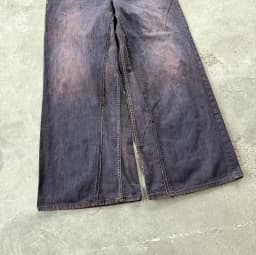 DOUBLE TAKE MUD-WASH JEANS 