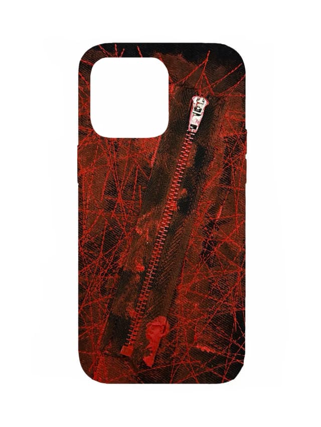 BLOOD-BORNE WEB ZIP PHONE CASE 