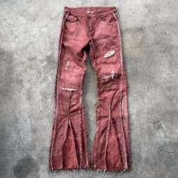 DECONSTRUCTED FLARE JEANS