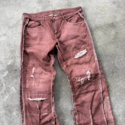 DECONSTRUCTED FLARE JEANS