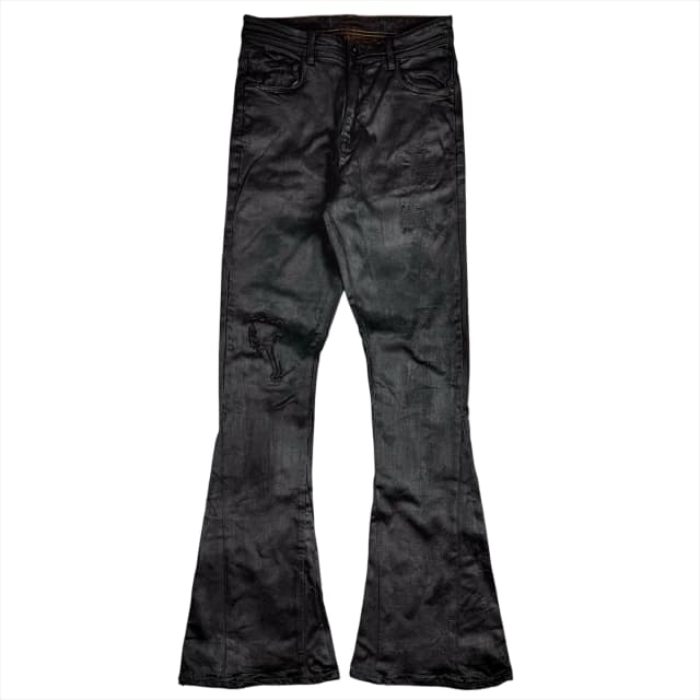 LIQUID DISTRESSED JEANS