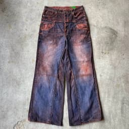 DOUBLE WAIST BAGGY JEANS