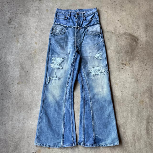 DOUBLE WAIST BAGGY JEANS