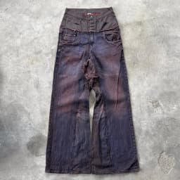 DOUBLE WAIST BAGGY JEANS