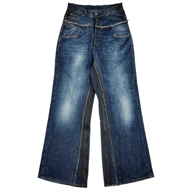 DOUBLE WAIST BAGGY JEANS
