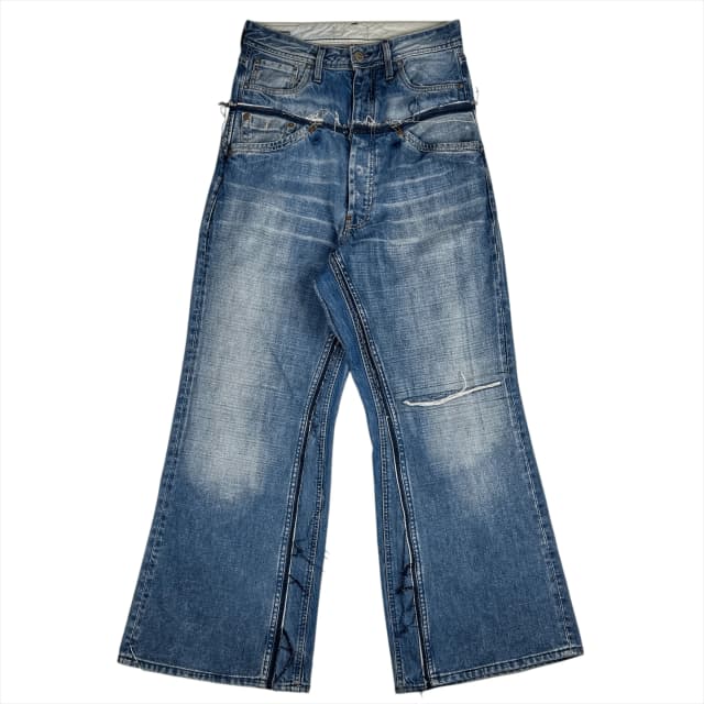 DOUBLE WAIST BAGGY JEANS