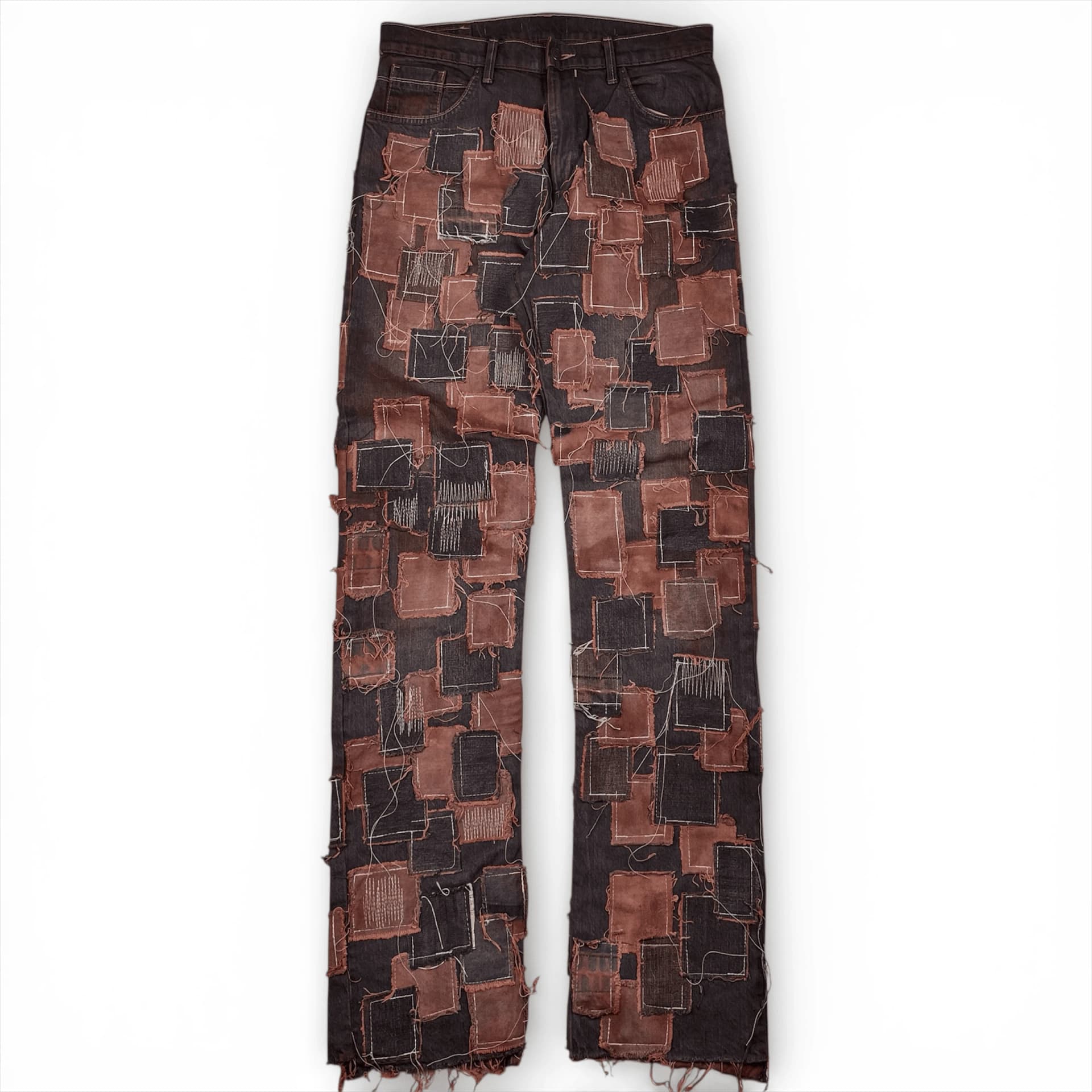 FULL PATCHWORK JEANS