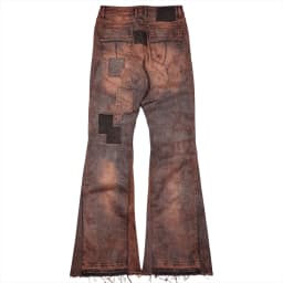 PATCHWORK FLARED JEANS