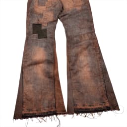PATCHWORK FLARED JEANS