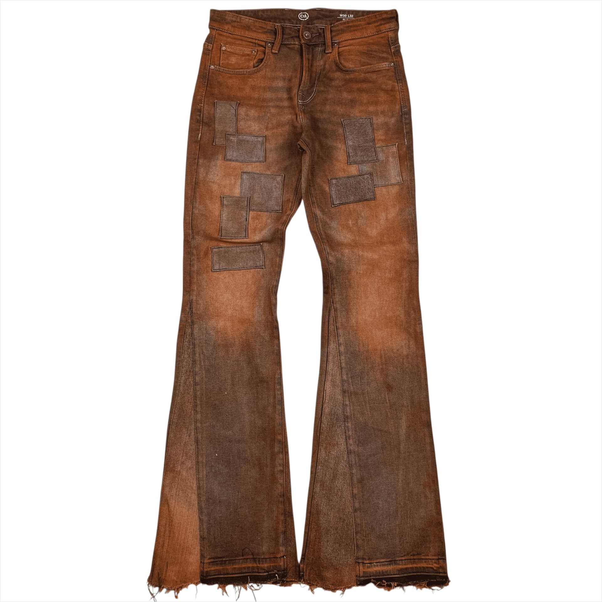 RUSTY PATCHWORK JEANS