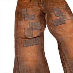 RUSTY PATCHWORK JEANS