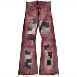 MUD-WASH PATCHWORK JEANS