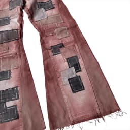 MUD-WASH PATCHWORK JEANS
