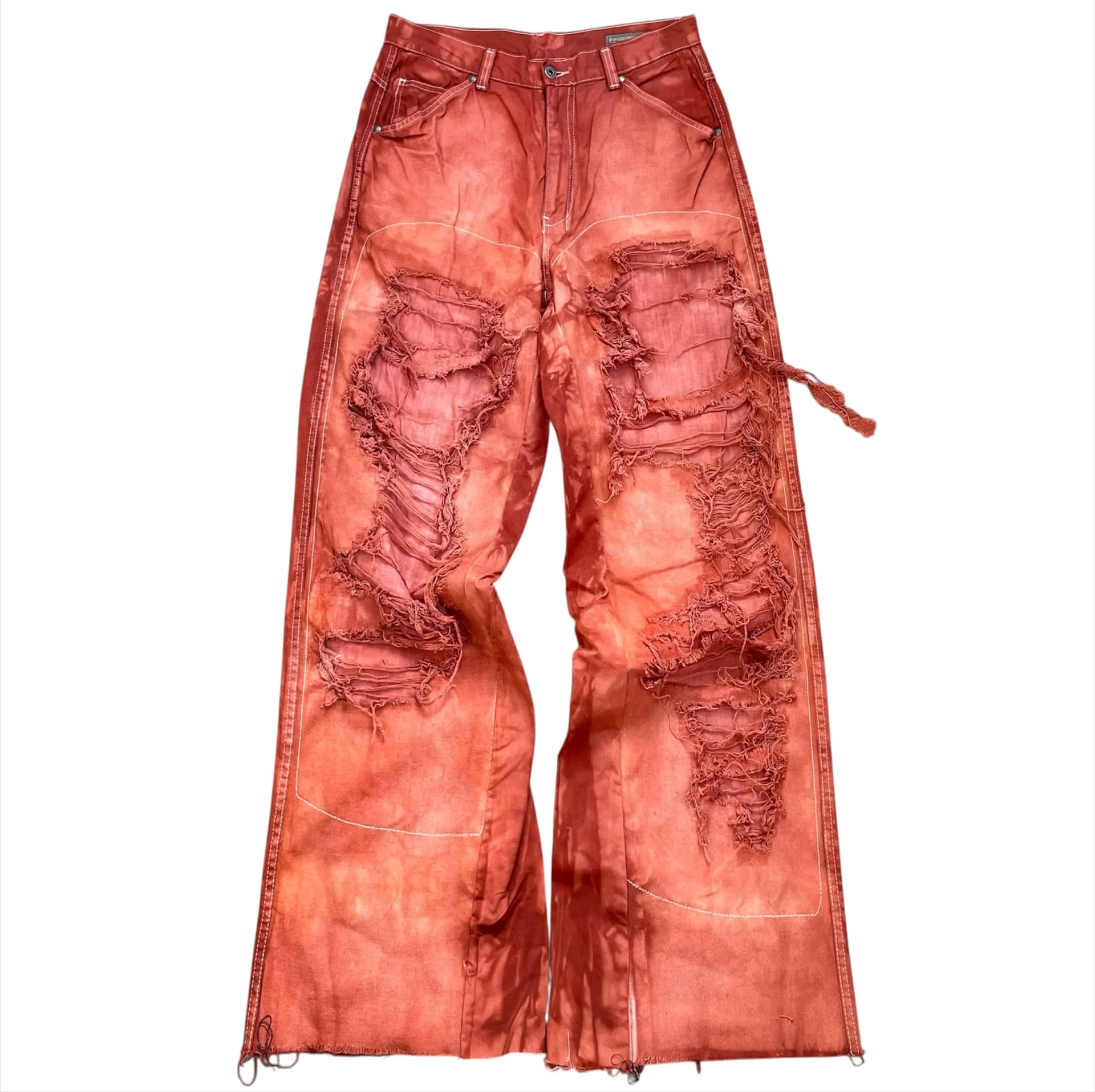 DISTRESSED RUSTY JEANS