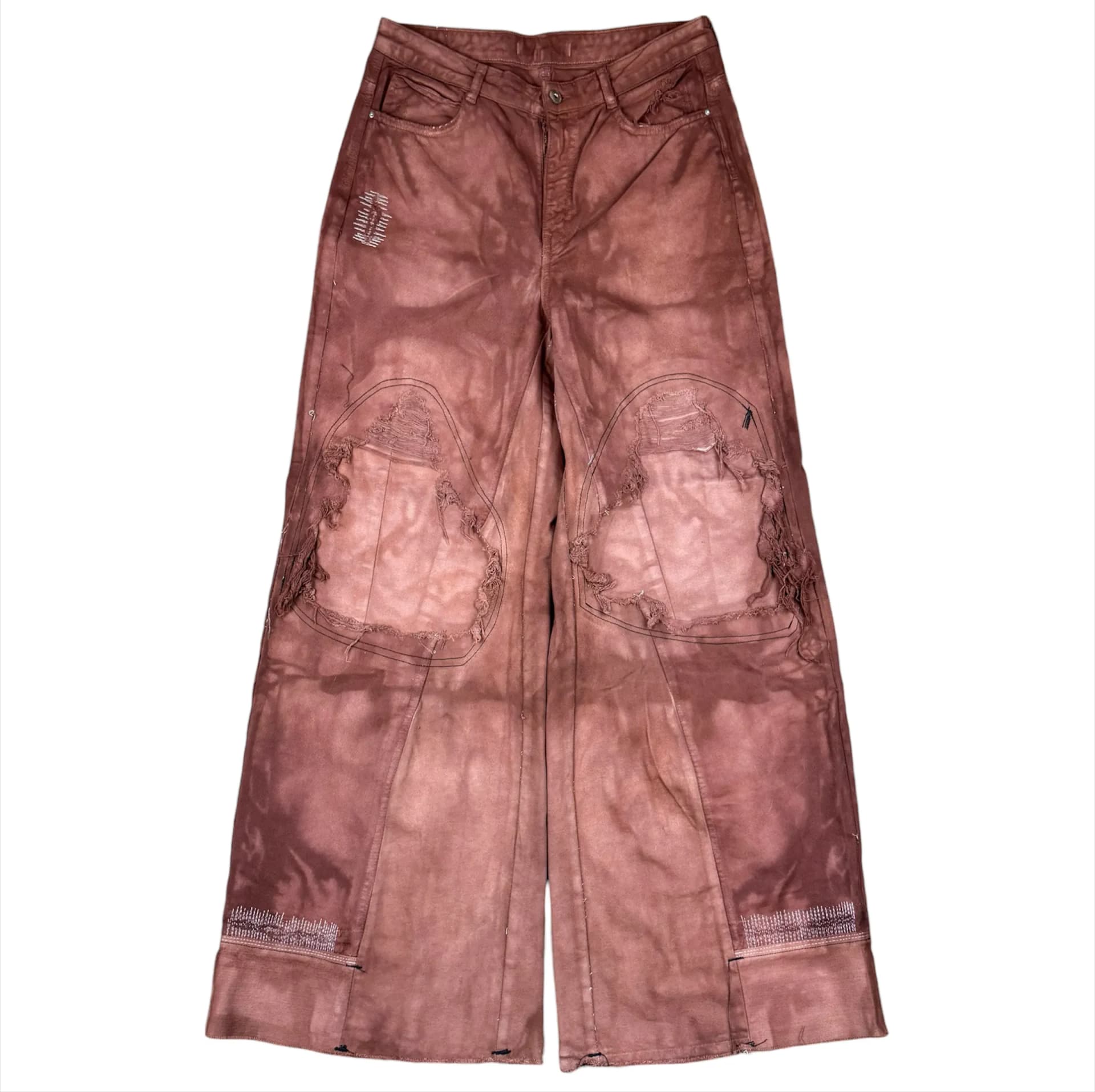 DISTRESSED MUDWASH JEANS