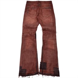 DISTRESSED PATCHWORK JEANS