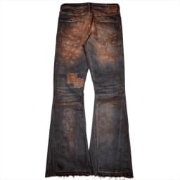 MUD-WASH PATCHWORK JEANS
