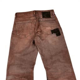 MUD-WASH PATCHWORK JEANS