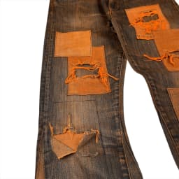 RUSTY PATCHWORK JEANS