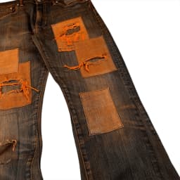 RUSTY PATCHWORK JEANS
